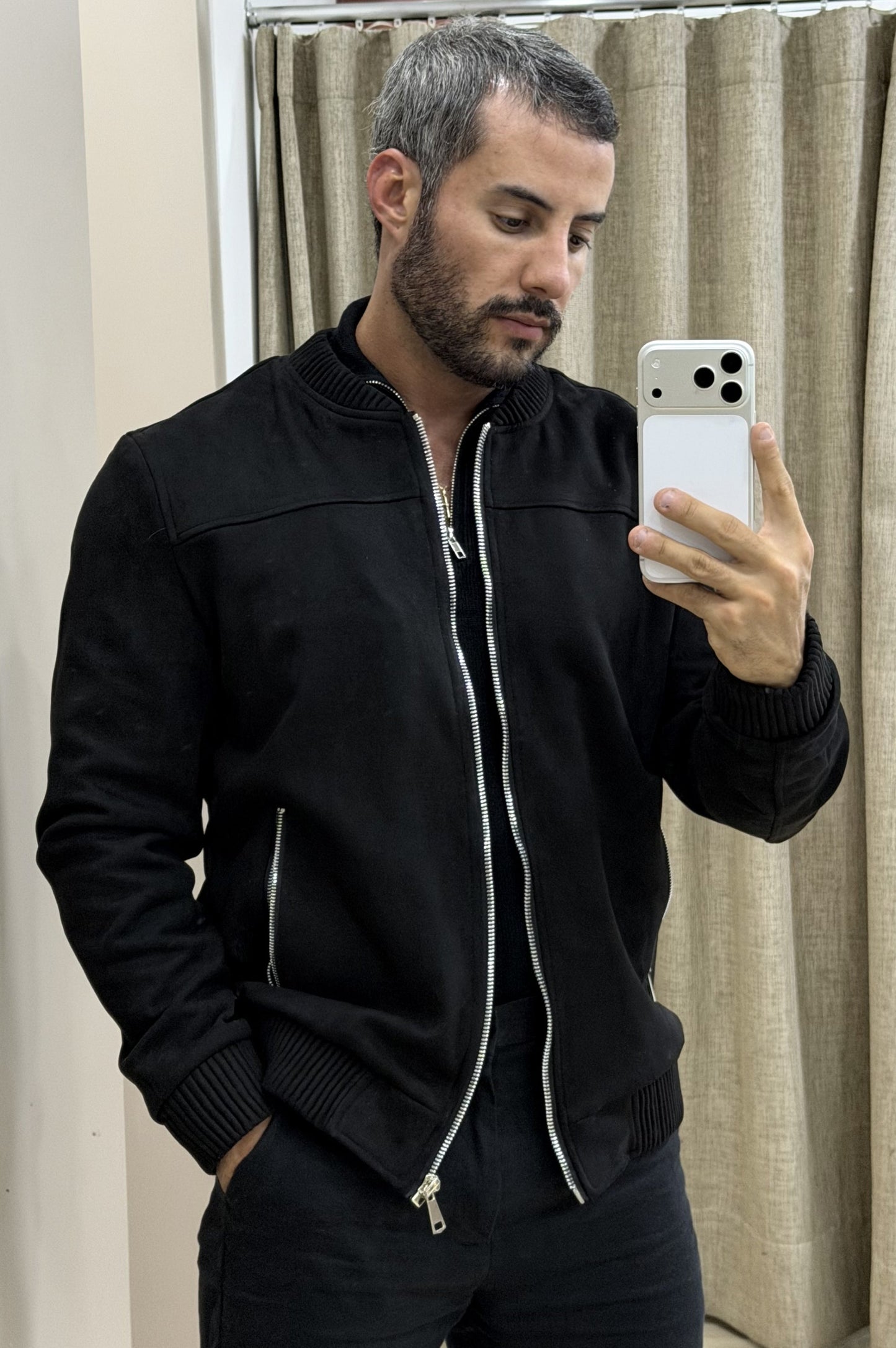 Campera Oxford · Estilo Bomber de Gamuzada