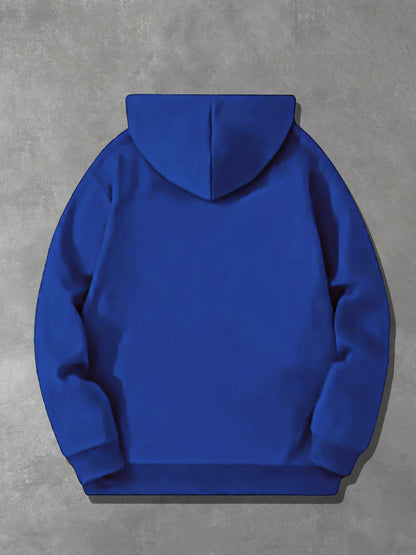 Sudadera casual elegante para hombre con estampado de la bandera argentina y letras