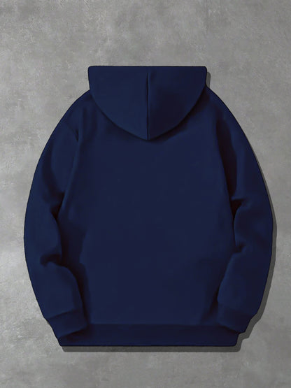 Sudadera casual elegante para hombre con estampado de la bandera argentina y letras